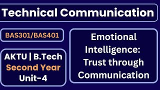 Emotional Intelligence: Trust through Communication
