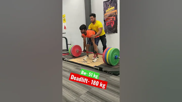 180 kg Deadlift body weight-51 kg🏋️‍♀️#medal #goldmedalforindia