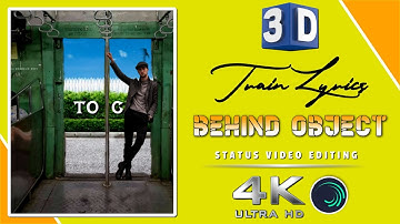 Train Moving lyrics 3d Alight Motion Video Editing | travelling special | Status Video Kaise Banaye
