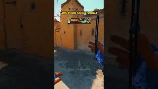 LONG DOORS FASTEST MOLLY ON DUST 2 #shorts #cs2