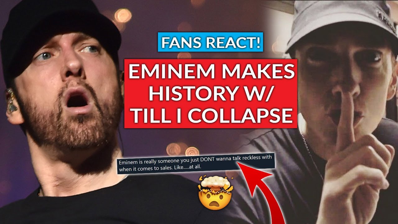 Fans React As Eminem Makes History With Till I Collapse, Twitter