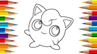 How to Draw and Color Alolan Jigglypuff | Pokemon