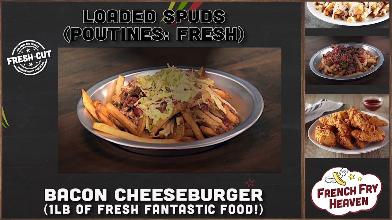 Cheeseburger French Fry Heaven YouTube