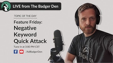 Feature Friday: Negative Keyword Quick Attack