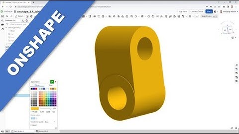 3.4 Gelenk - Joint - Onshape Training - Part Design