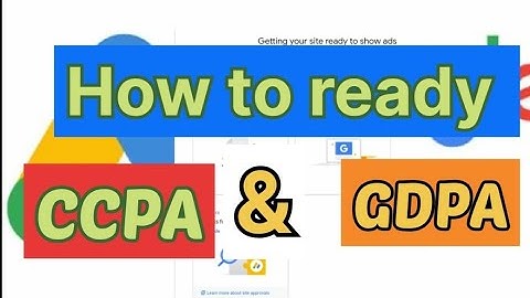 How to ready GDPA & CCPA /Google ads CCPA/GDPA Issue solve.