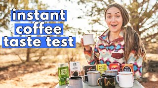I Tried 6 Instant Coffees for Camping - here's the best one (INSTANT COFFEE TASTE TEST)