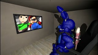 React If Mario Was In Baldi Basics