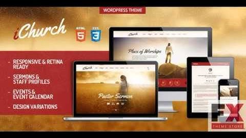 Preview iChurch - Responsive Church WordPress Theme TForest