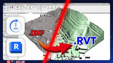 Revit - Import Natively your DXF Buildings and your DXF 3D Terrain in Revit