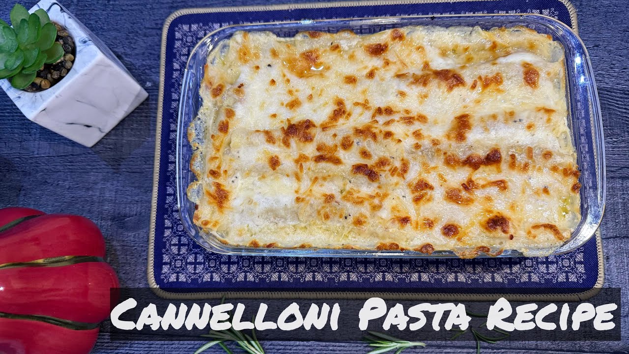 Cannelloni Pasta Receipe | Creamy Minced Meat - Easy Homemade Recipe 