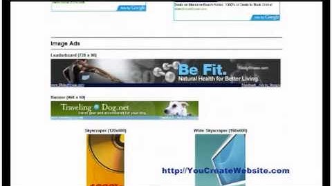 create google adsense account  and setup ads ( 40ads.com)