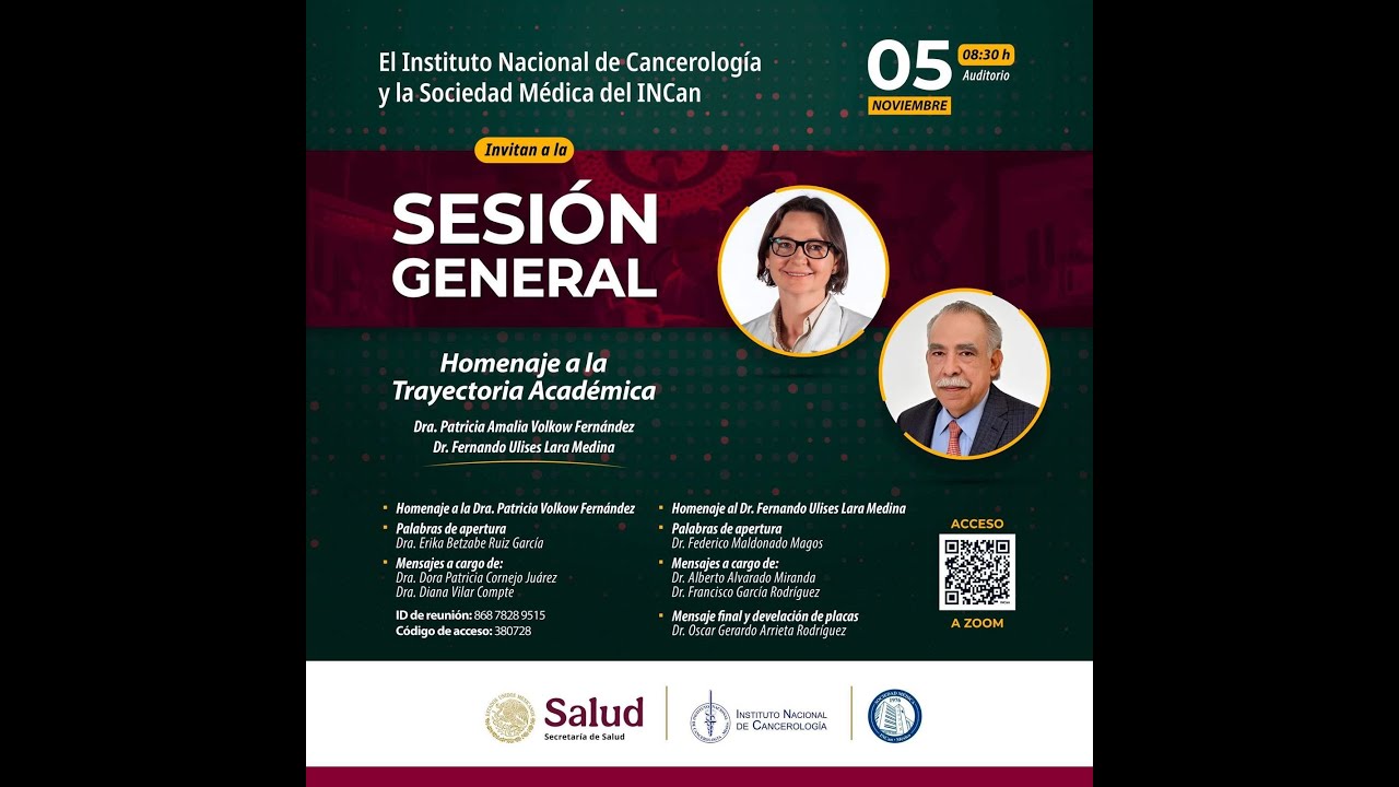 Sesión General: Homenaje a la Trayectoria Académica