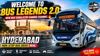 🚍 Welcome to Bus Legends 2.0 | New Bus Simulator Gaming Channel 🔥 Hyderabad Non-Stop Bus Drive Real screenshot 4