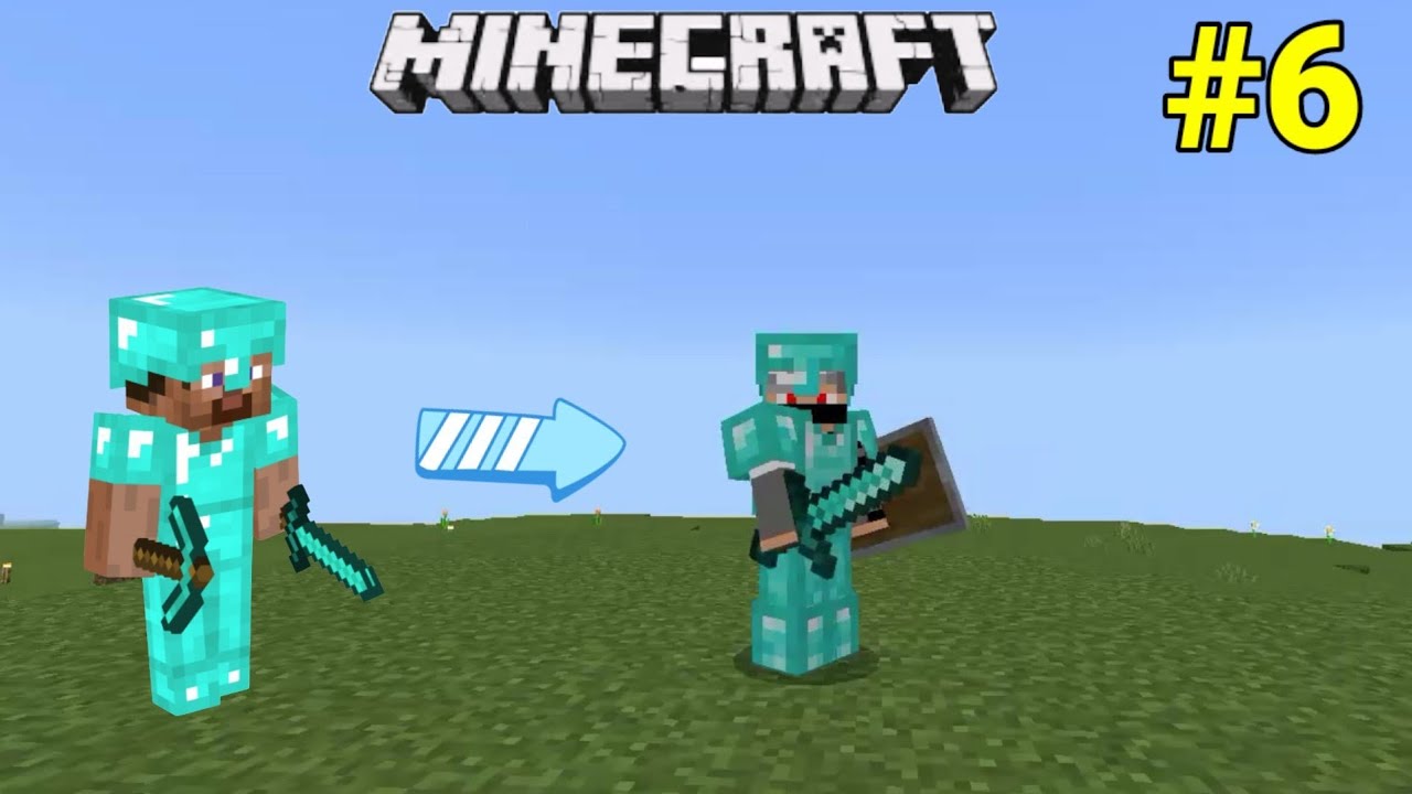 I Make diamond armour and tools Minecraft pe gameplay #6 - YouTube