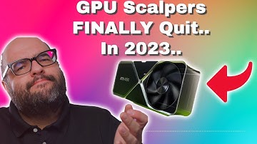 GPU Scalpers FINALLY QUIT...