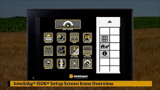 DICKEY-john IntelliAg™ ISO6 Setup Screen Icons Overview
