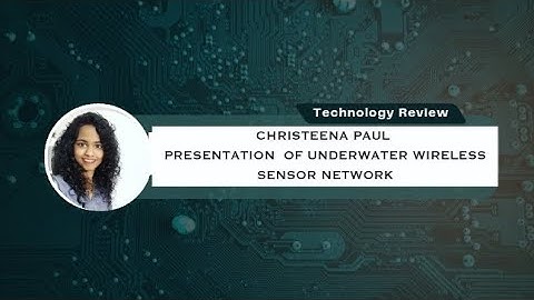 Presentation of Underwater Wireless Sensor Network