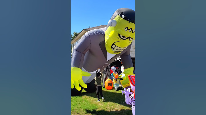 Giant 20 foot Monster Halloween Inflatable