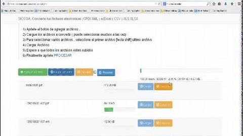 Convertir factura electronica (xml, pdf , CFDI )  a Excel (csv) (xls)