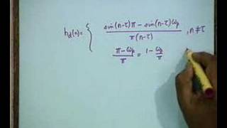 Lecture - 40 FIR Design by Windowing & Frequency Sampling