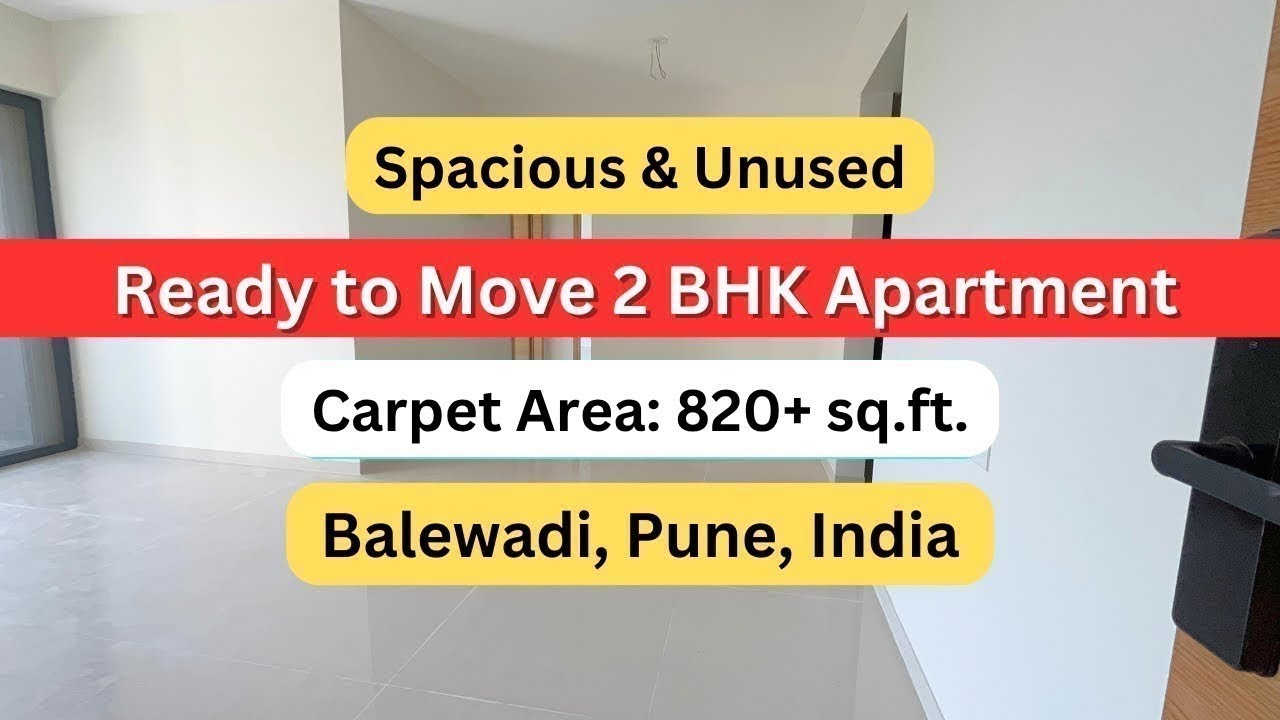 Unused 2 BHK Flat in Balewadi Pune | Ready Possession | 7420923928 I 