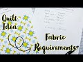 How to Calculate Fabric Requirements for a Pattern!  Take Your Sketch to a Quilt Pattern!