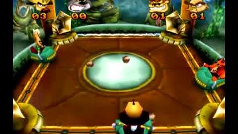 Crash Bash - Warp Room 2: Crystal Cave - 121) Beach Ball Lv. 5