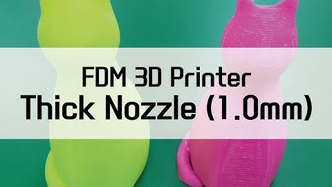 Thick Nozzle (1.0mm) of FDM 3D Printer