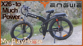 Top of the line ENGWE X26 Ebike  Mountain Driving  1370