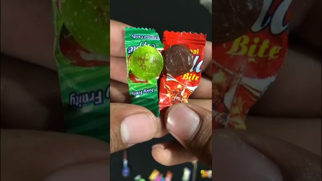 Cute RED APPLE Vs COLA BITE CANDY Ytshorts Shorts Lotsofcandies