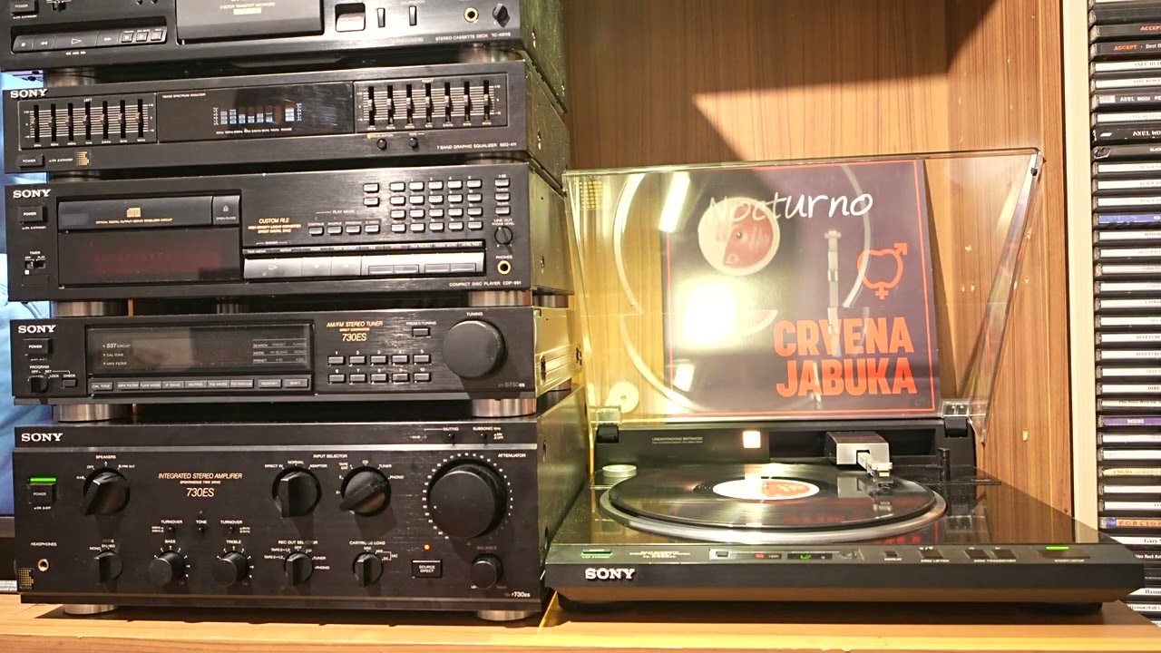 SONY PS-X555ES (MM cartridge SHURE M75ED type II) - Crvena Jabuka - Berlin