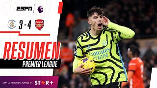 Thumbnail for ¡PARTIDAZO Y AGÓNICO TRIUNFAZO GUNNER PARA ALEJARSE EN LA CIMA! | Luton 3-4 Arsenal | RESUMEN