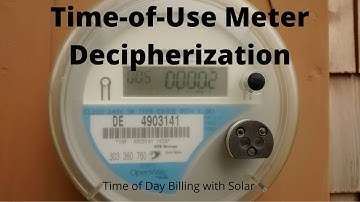 How to Read a Time-of-Use Smart Meter (DTE)