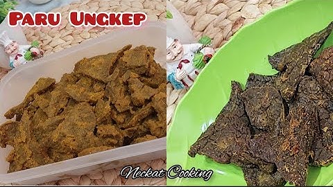 Resep Paru Ungkep Yang Gak Bau Amis & Bisa Buat Stok Lauk Sewaktu-waktu Ketika Lapar Melanda....