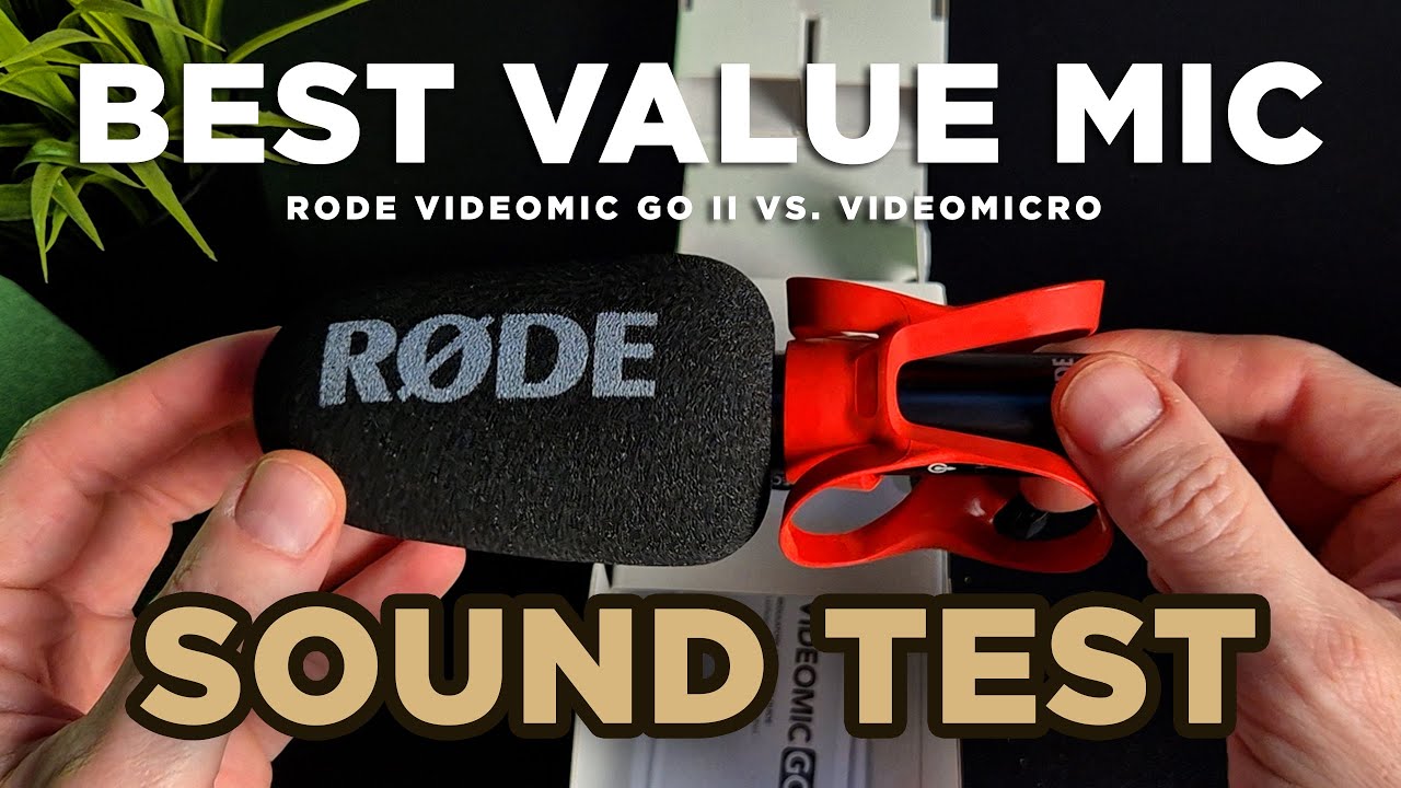 RODE VideoMic Go II Helix vs Video Micro: Sound Test (Podcasting