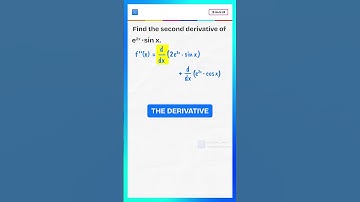 Master the Product Rule: Find the Second Derivative of e^(2x)·sin(x) Step-by-Step!