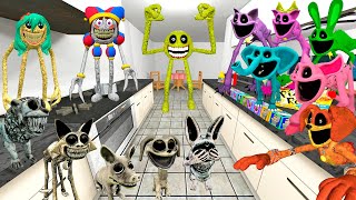 Roblox Innyume Smiley's Stylized Zoonomaly Monsters Family Poppy Playtime 3 Spartan Kicking in Gmod