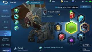 Mobile Legend 1 Lucky Spin Grock Grave Guardian