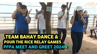 Team Bahay Dance||Pour the rice by spoon Game||PFPA 2ND MEET AND GREET 2024||MACAU OFW #pfpa #OFW