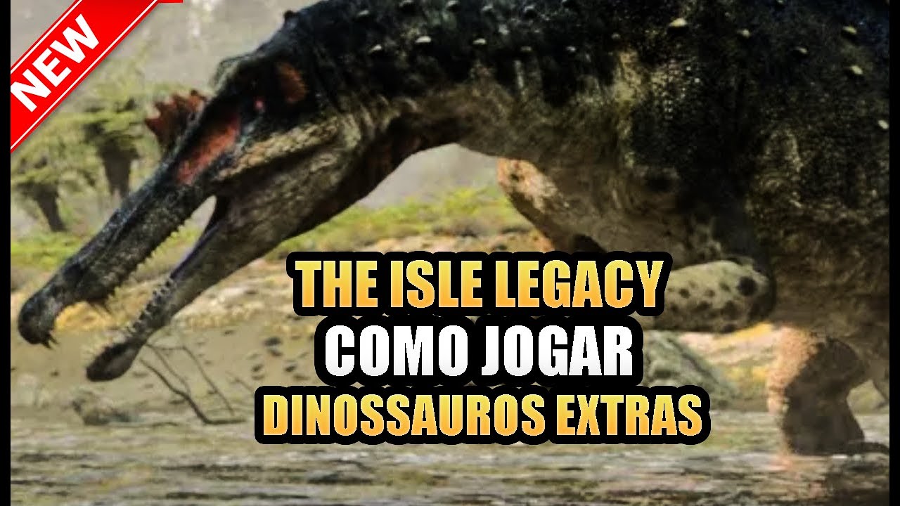 Como jogar The isle pelo celular #theisle #dinossauros #crocodilos