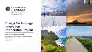 Energy Technology Innovation Partnership Project: Cohort 5 Informational Webinar