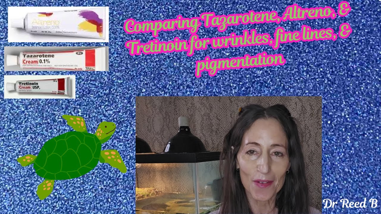 Tazarotene, Altreno, & Tretinoin compared. MyTazarotene trial for wrinkles, fine lines, and pigment.