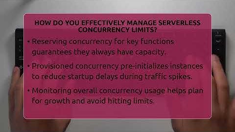 How Do You Effectively Manage Serverless Concurrency Limits? - Talking Tech Trends