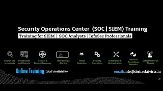 Security Operations Center Training (SOC | SIEM) - The Hacktivists