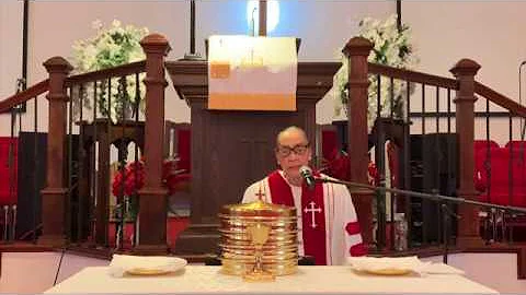 STCBC Communion with Dr. Minnie Washington
