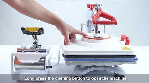 Freesub & Sunmeta  P8200 11 in 1 Heat press combo machine operation video