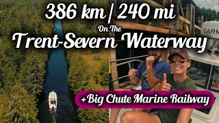 E53 The Big Chute, Hydraulic Locks, & Lock Mess Ups! Trent-Severn Waterway on America’s Great Loop