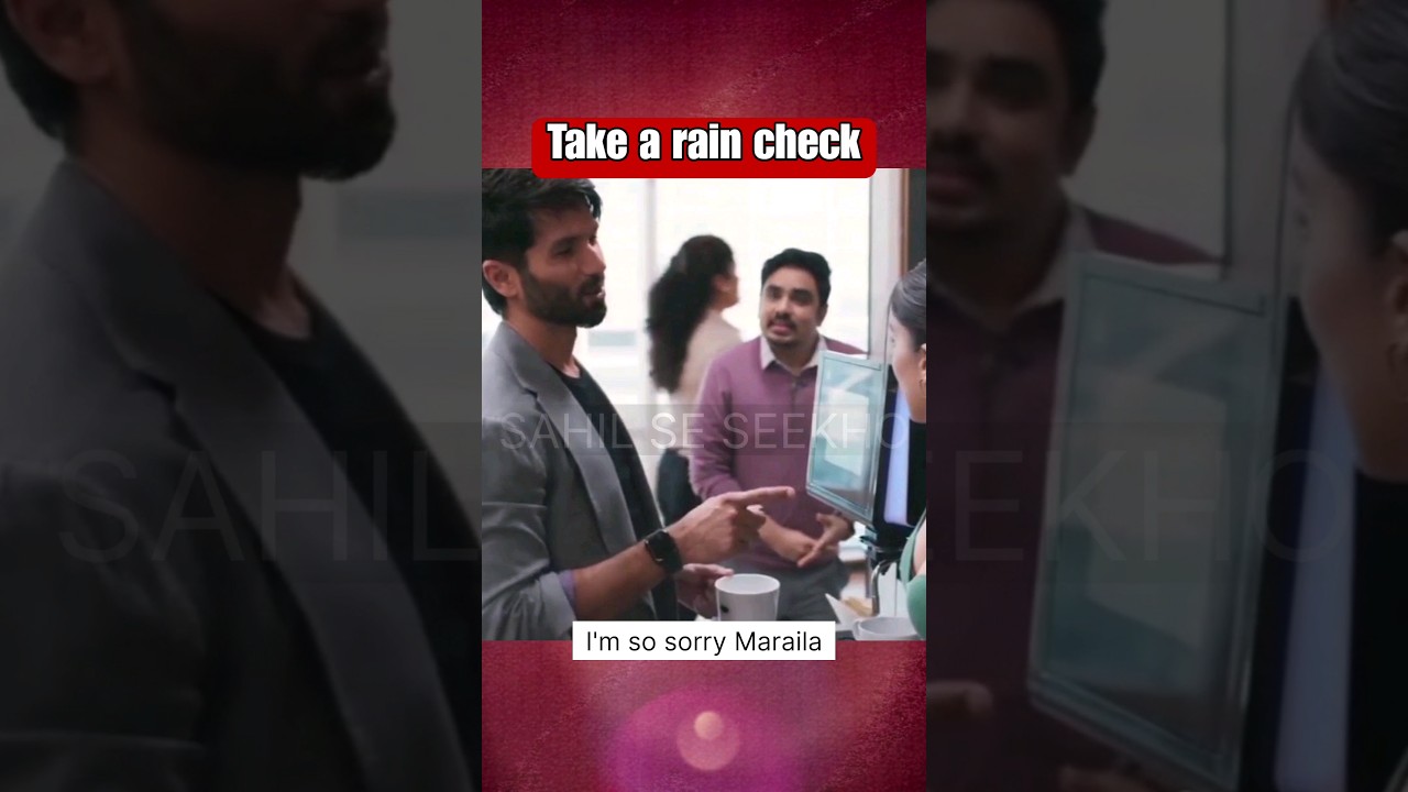 Take a rain check meaning.