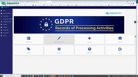 Creatity - GDPR Records of Processing Activities
